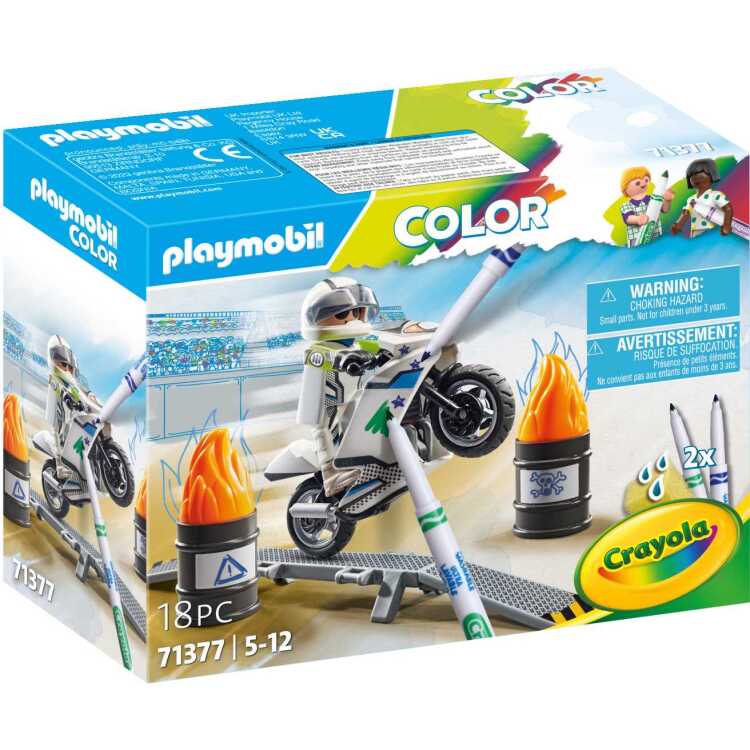 Playmobil Color Motorcrossmotor - 71377