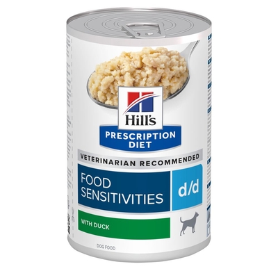 Hill's Prescription Diet d/d Food Sensitivities Hondenvoer - 48 x 370 g - natvoer honden