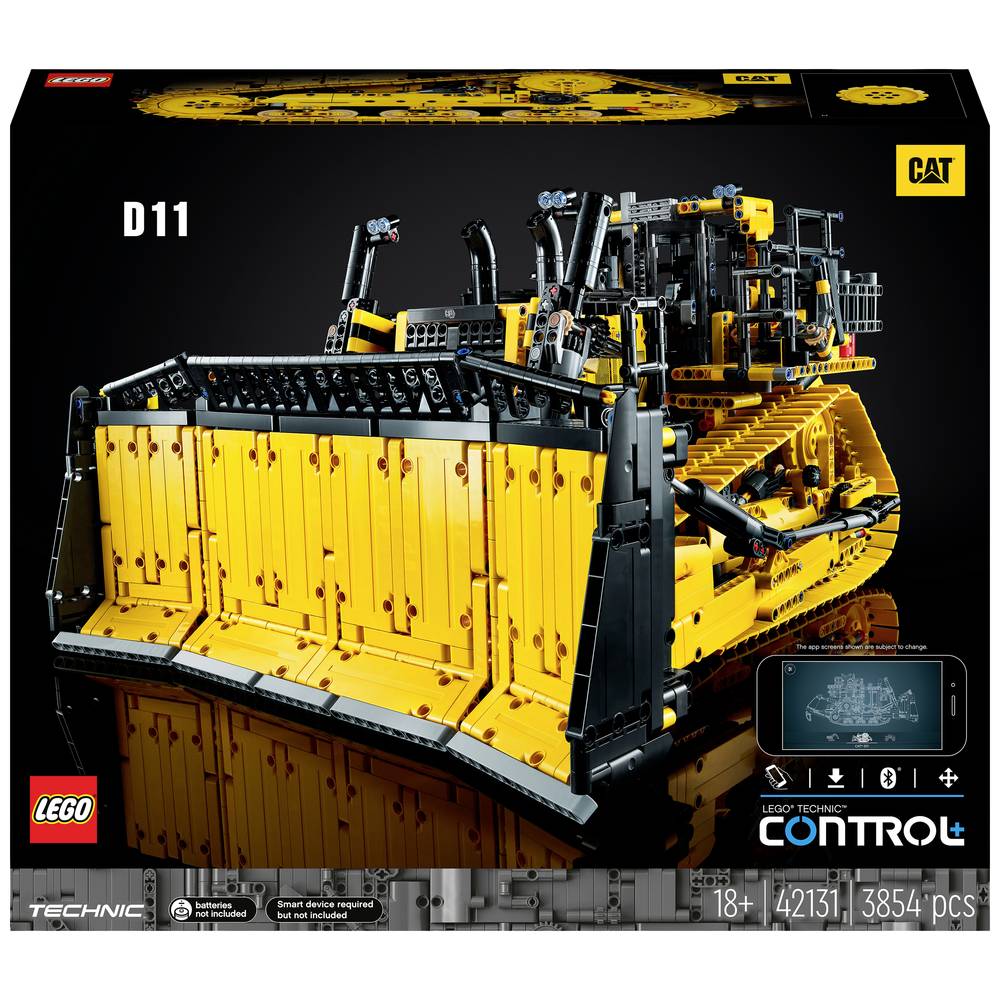 LEGO® TECHNIC 42131 Cat D11 Bulldozer met app-besturing