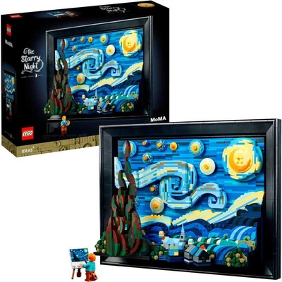 LEGO Ideas Vincent van Gogh - De sterrennacht Decoratie Set voor Volwassenen - 21333