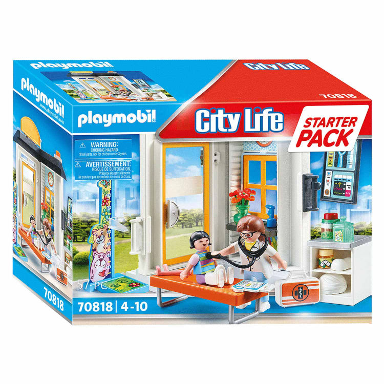 PLAYMOBIL City Life - Starterpack Kinderarts 70818