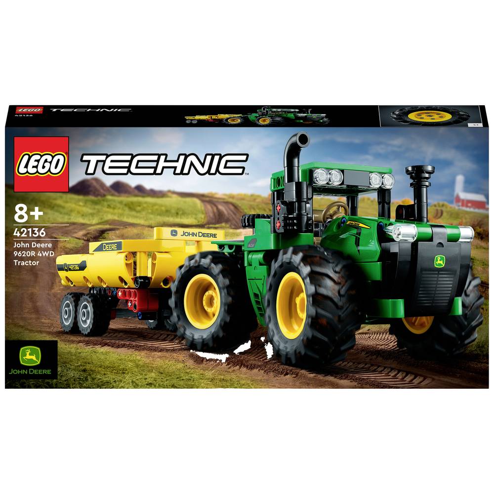 LEGO® TECHNIC 42136 John Deere 9620R 4WD Tractor