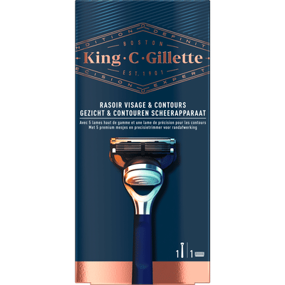 Gillette King C. Gillette scheersystemen - 1 stuks
