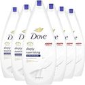 Dove Deeply Nourishing Douchegel, transformeert zelfs de meest droge huid - 6 x 720 ml - Voordeelverpakking