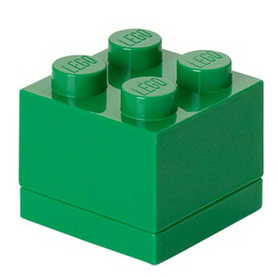 LEGO 4011 Mini Brick Box 2x2 groen