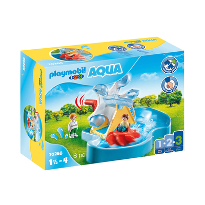 PLAYMOBIL 1.2.3. Aqua Waterrad met carrousel - 70268