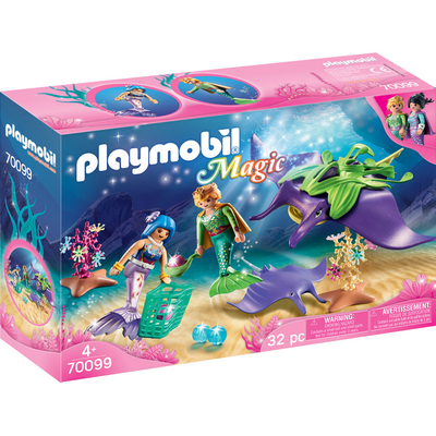 PLAYMOBIL Magic Parelvissers met roggen - 70099