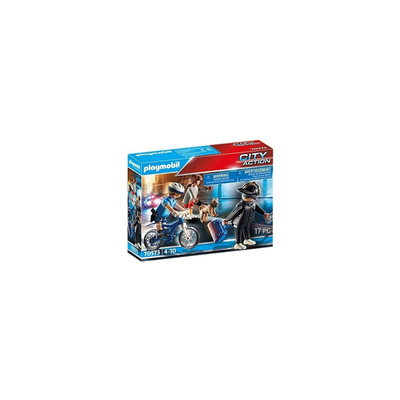 Playmobil Politiefiets: achtervolging van de zakkenroller 70573
