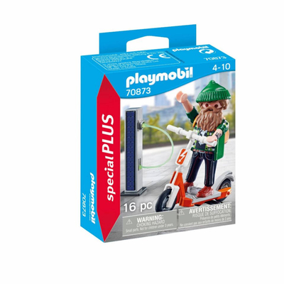PLAYMOBIL Special Plus Hipster met e-scooter - 70873