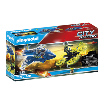 PLAYMOBIL City Action - Politiejet: Drone-achtervolging - 70780