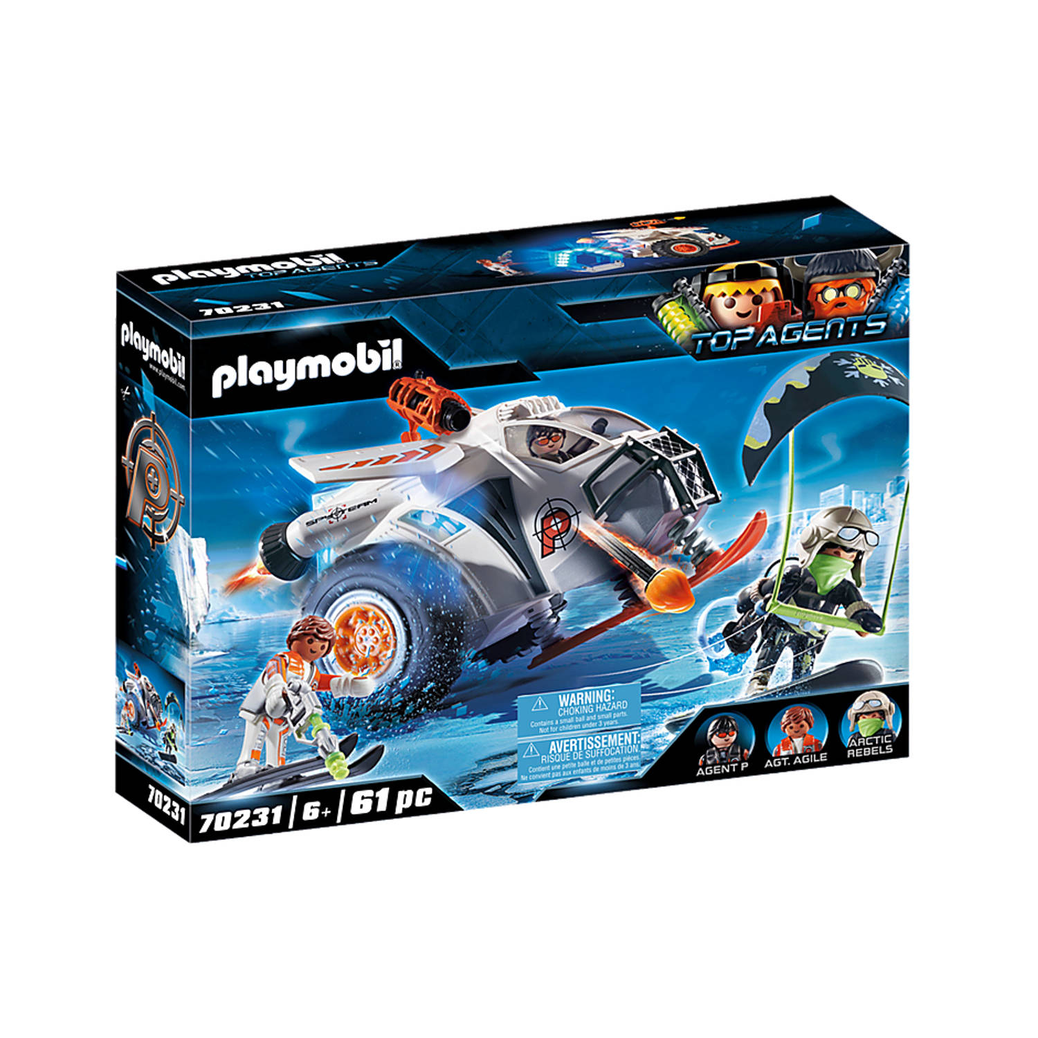 Playmobil Top Agents - Spy Team sneeuwmobiel 70231