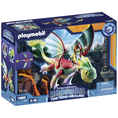 PLAYMOBIL How To Train Your Dragon Dragons: The Nine Realms - Feathers & Alex - 71083