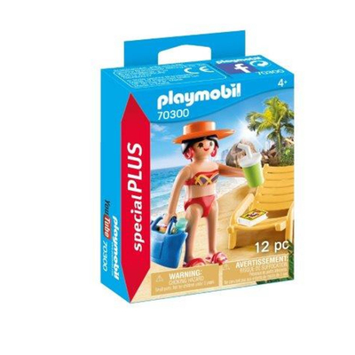 PLAYMOBIL Special Plus Vakantieganger met strandstoel - 70300