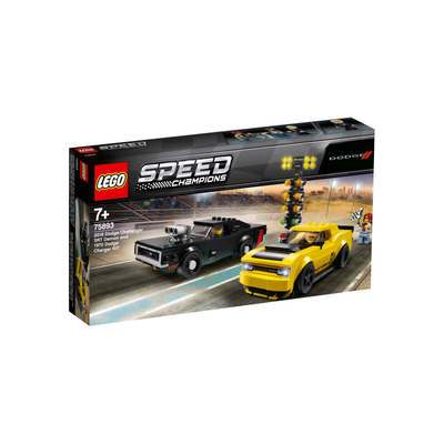 LEGO Speed Champions 2018 Dodge Challenger SRT Demon en 1970 Dodge Charger R/T - 75893