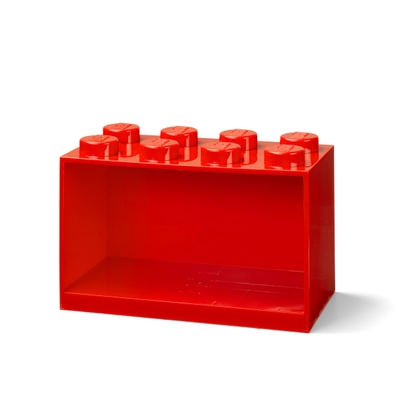 LEGO Kastje met 8 noppen - felrood