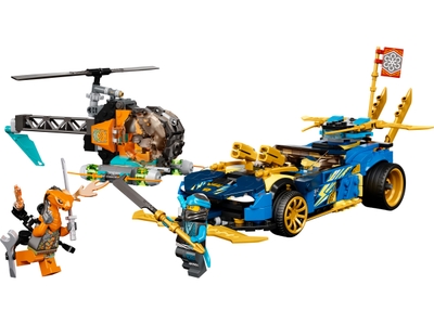 LEGO Jay en Nya’s racewagen EVO - 71776