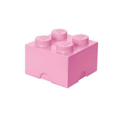 LEGO Opbergsteen met 4 noppen - lichtpaars