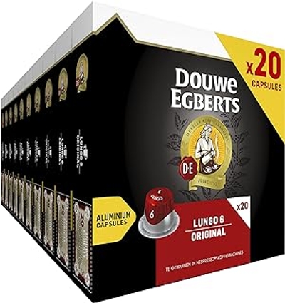 Douwe Egberts Lungo Original - 10 x 20 koffiecups