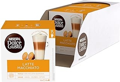 Nescafé Dolce Gusto capsules Latte Macchiato - voordeelverpakking - 90 koffiecups - geschikt voor 45 koppen koffie - Dolce Gusto cups
