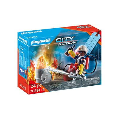 PLAYMOBIL cadeauset Brandweer junior 24-delig