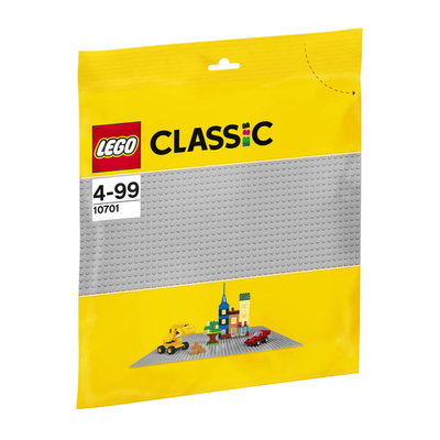 LEGO Classic grijze bouwplaat 10701