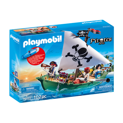 PLAYMOBIL  Piratenschuit met onderwatermotor - 70151