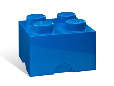 LEGO Opbergsteen met 4 noppen - blauw