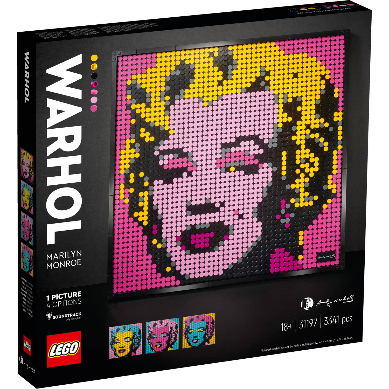 LEGO Art Andy Warhol's Marilyn Monroe - 31197