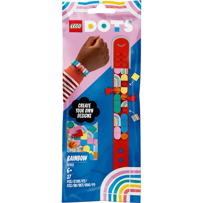 LEGO DOTS Regenboog armband met bedeltjes - 41953