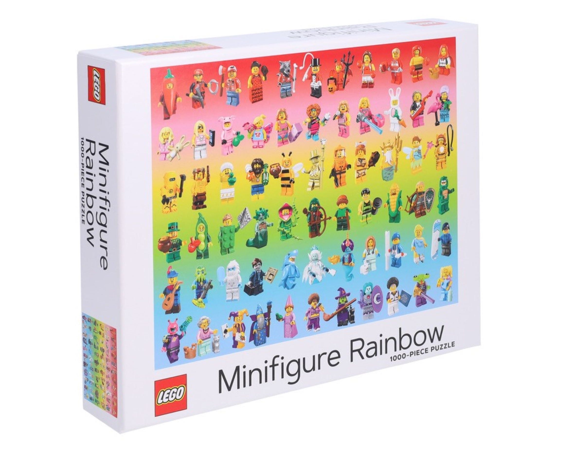 Lego - Puzzel 'Minifiguren Rainbow' (1000 stukjes)