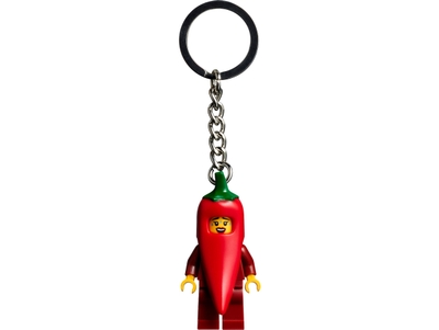 LEGO Classic Sleutelhanger - Meisje in Chilipeperpak