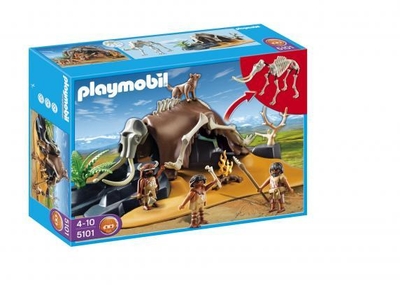 Playmobil Mamoetskelet Met Jagers - 5101