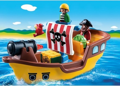 PLAYMOBIL 1.2.3. Piratenschip   - 9118