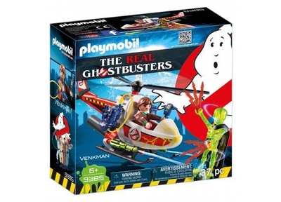 PLAYMOBIL  Venkman met helikopter - 9385
