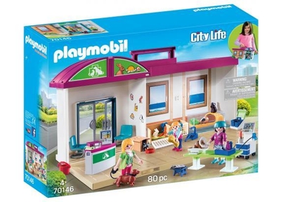 PLAYMOBIL - PLAYMOBIL Citylife 70146 Meeneem dierenkliniek