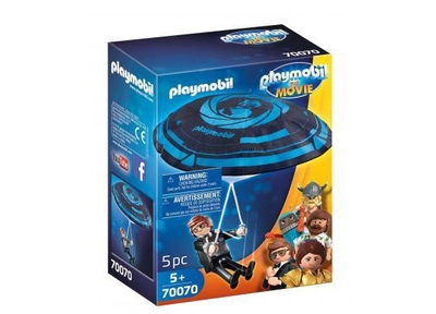 PLAYMOBIL  PLAYMOBIL: THE MOVIE Rex Dasher met parachute - 70070