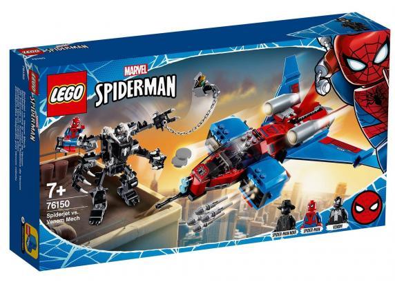 LEGO Marvel Spider-Man Spiderjet vs. Venom Mecha - 76150