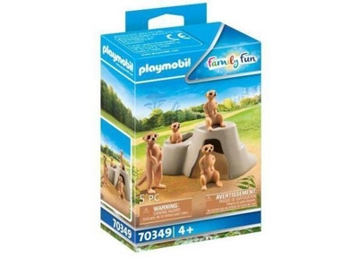 PLAYMOBIL Family Fun Kolonie stokstaartjes - 70349