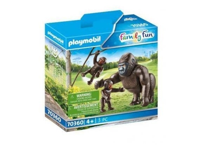 PLAYMOBIL Family Fun Gorilla met babies - 70360