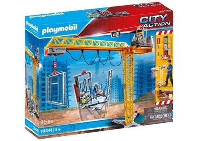 PLAYMOBIL City Action RC bouwkraan met bouwonderdeel - 70441