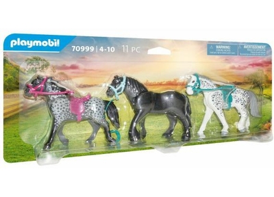 PLAYMOBIL Country 3 paarden: het Friese paard. de Knabstrupper & de Andalusiër - 70999