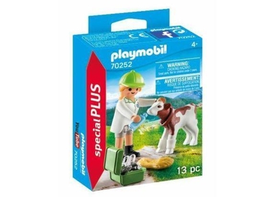 PLAYMOBIL Special Plus Dierenarts met kalf - 70252