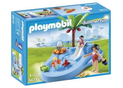 Playmobil Kinderbad met glijbaan  - 6673