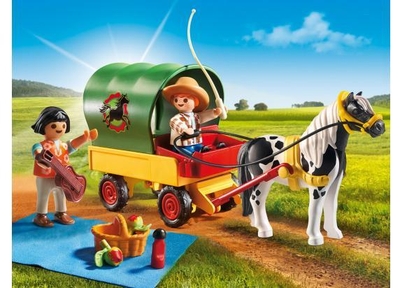 PLAYMOBIL  Picknick met ponywagen - 6948