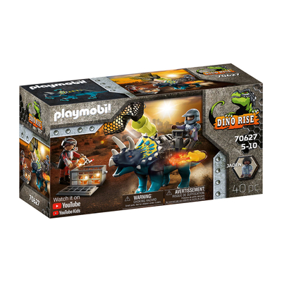 PLAYMOBIL Dino Rise Triceratops: razernij rond de legendarische stenen - 70627