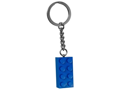 LEGO Sleutelhanger - Blauw Steentje - LEGO Blokje