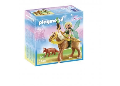 Fee Diana met Luna-paard / Fée Diana avec cheval  Luna