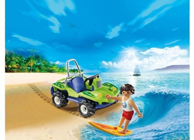PLAYMOBIL Surfer met strandbuggy - 6982