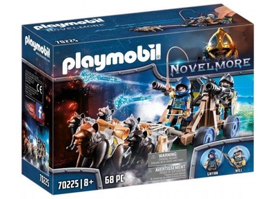 PLAYMOBIL Novelmore ridders met waterkanon en wolven - 70225