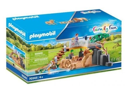 PLAYMOBIL Family Fun Leeuwen in het buitenverblijf - 70343